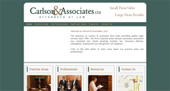 Desktop Screenshot of carlsonassoc.com